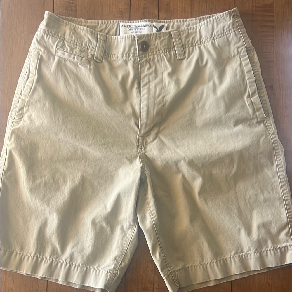 American Eagle Outfitters Men's Khaki Shorts